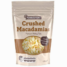 Premium Baking Nuts Crushed Macadamias 120g