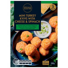 Mini Turkey Kyivs with Cheese & Spinach 350g