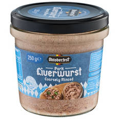 Coarsed Minced Pork Liverwurst 250g
