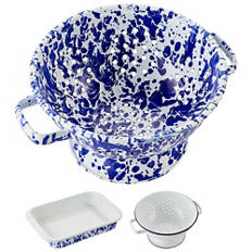 Enamel Baking Tray or Colander