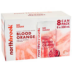 Sparkling Water with Blood Orange 8 Pack 330ml