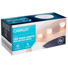 Assorted LED Puck Lights 4 Pack
