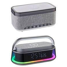 Clock Radio with Wireless Charging