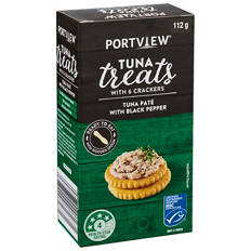 Tuna Pate With Black Pepper Treats with Crackers 112g