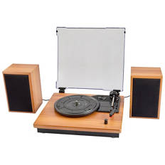 Turntable with Speakers