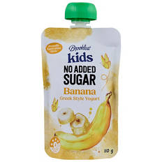No Added Sugar Banana Yogurt Pouch 110g