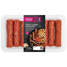 Pork & Beef Chevaps 400g