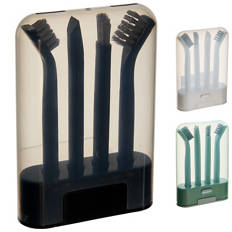 Detail Cleaning Brush Set with Holder