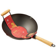 Carbon Steel Wok Pan 35cm