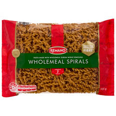 Wholemeal Pasta Spirals 500g