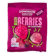 Mixed Berry Flavoured Vegan Gummies 150g