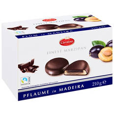 Finest Marzipan Rounds Plum in Medeira 210g
