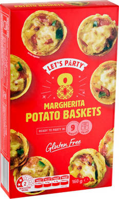 Margherita Potato Baskets 8 Pack 160g