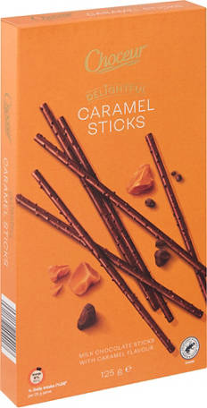 Fine Chocolate Sticks Caramel 125g