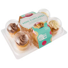 Mini Vanilla Cupcakes with Buttercream 6 Pack 150g