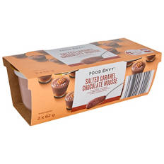 Chocolate Salted Caramel Mousse 2 Pack 62g