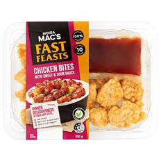 Fast Feasts RSPCA Approved Chicken Bites with Sweet & Sour Sauce 350g