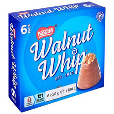 Walnut Whip 6 Pack 180g