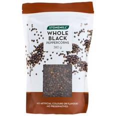 Whole Black Peppercorns 380g