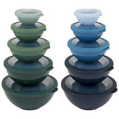Nesting Bowls with Lids 5 Piece Set