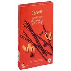 Fine Chocolate Sticks Milk Orange 125g