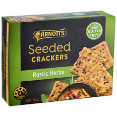 Seeded Crackers Rustic Herbs 100g