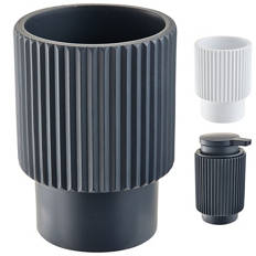 Ribbed Bathroom Accessories