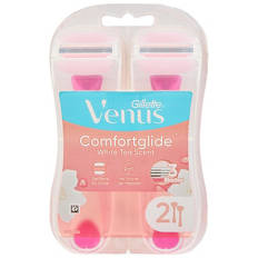 Venus Comfort Glide 3 Blade Razor White Tea 2 Pack