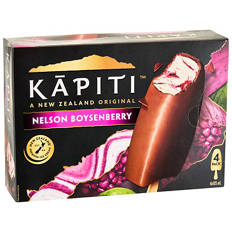 Nelson Boysenberry Ice Cream 4 Pack 400ml