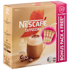 Cappuccino Sachets 30 Pack 375g
