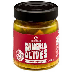 Cocktail Flavoured Olives Sangria Sweet and Fruity 200g to 215g