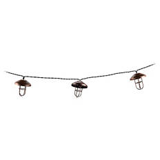 Round Solar String Hanging Outdoor Lights