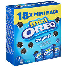 Oreo Mini Cookies Original 18 Pack 367g