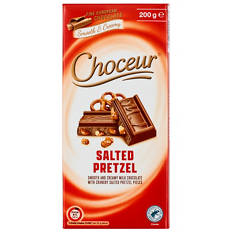 Salted Pretzel Chocolate Block 200g
