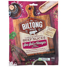 Biltong Slices Salt & Vinegar 100g