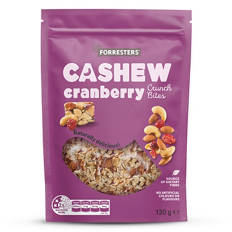 Cashew & Cranberry Crunch Bites 120g