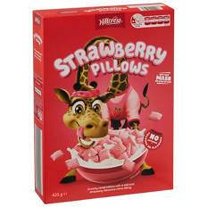 Strawberry Flavoured Pillow Cereal 425g