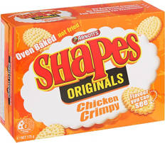 Shapes Chicken Crimpy Cracker Biscuits 175g