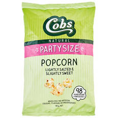 Natural Popcorn Lightly Salted Slightly Sweet 180g
