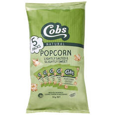 Lightly Salted & Slightly Sweet Popcorn 5 Pack 65g
