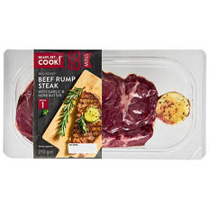 Herb & Garlic Butter Beef Rump 210g