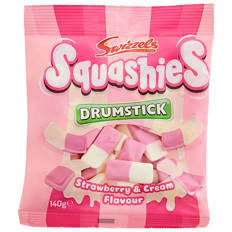 Squashies Strawberries & Cream 140g
