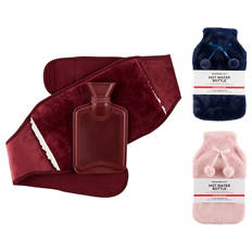 Hot Water Bottle with Cover or Body Wrap