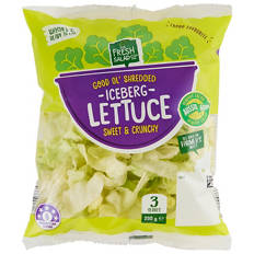 Shredded Iceberg Lettuce 200g
