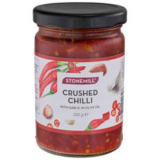 Crushed Chilli with Garlic in Olive Oil 230g