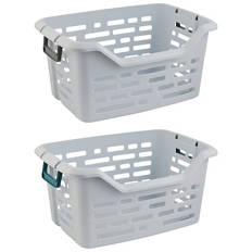 Stackable Laundry Basket with Folding Handles