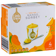 Mango Sorbet 4 Pack 400ml