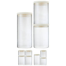 Glass Stacking Canisters