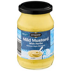 German Style Mild Mustard with Herbs 260g