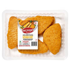 Chicken & Corn Schnitzel 8 Pack 1kg